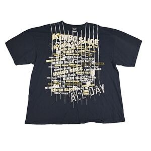 Tapout Kimbo Slice T-Shirt 2XL UFC MMA Vintage Y2K Black All Day